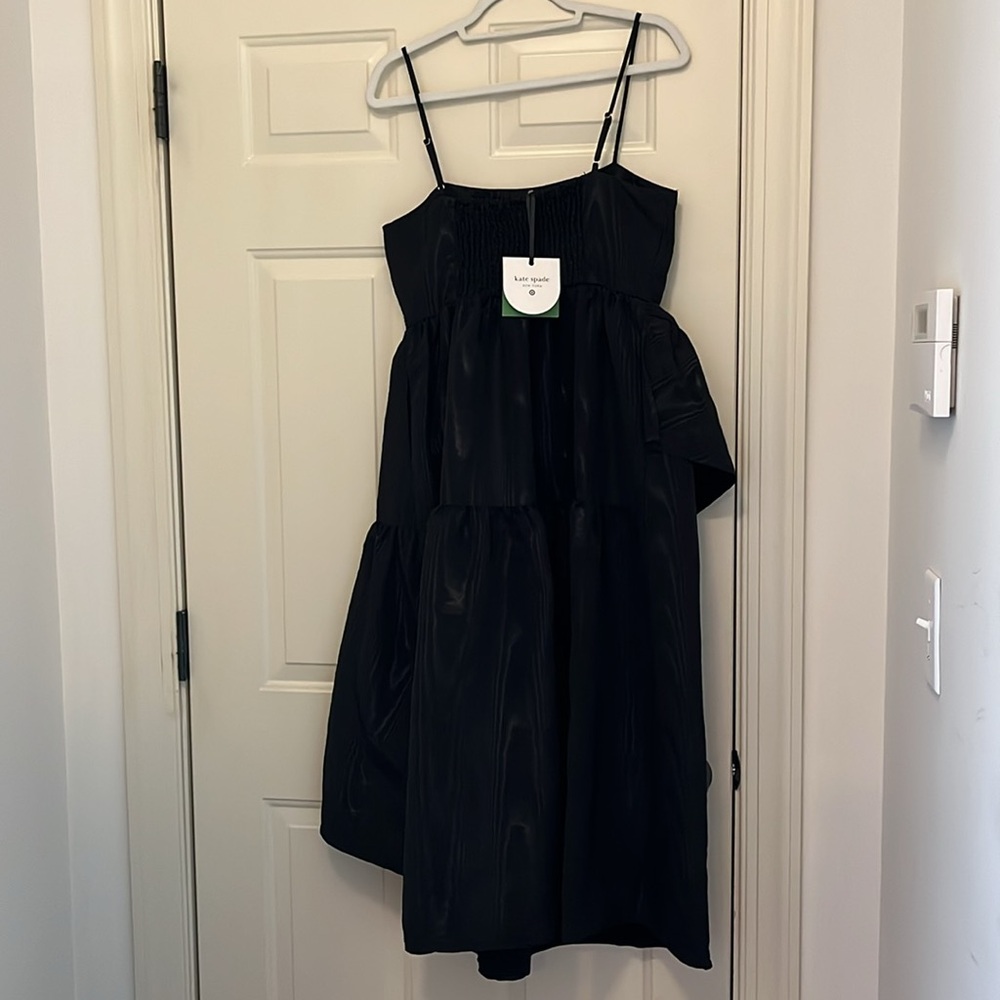 kate spade x Target Black Tiered Ruffle Midi Tank Dress/NWT/S - Picture 9 of 16